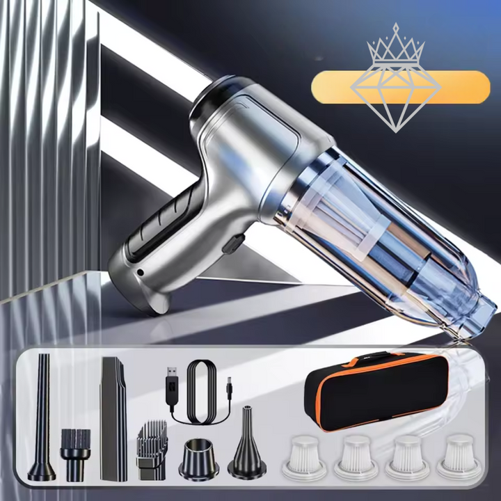 Mini aspiradora sopladora recargable + 3 REGALOS